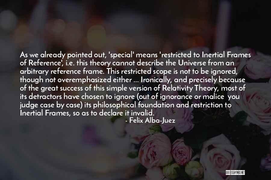 Inertial And Non Quotes By Felix Alba-Juez Inertial And Non Quotes By Felix Alba-Juez