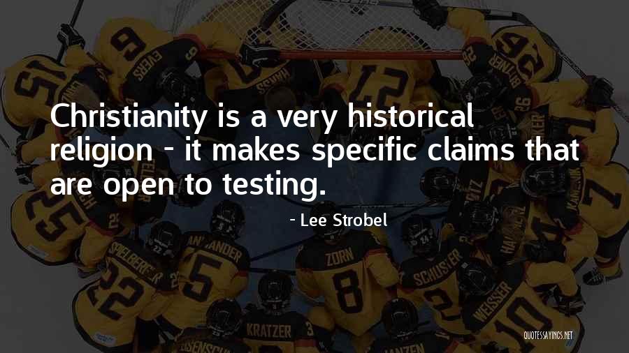 Inesquecivel Luan Quotes By Lee Strobel Inesquecivel Luan Quotes By Lee Strobel