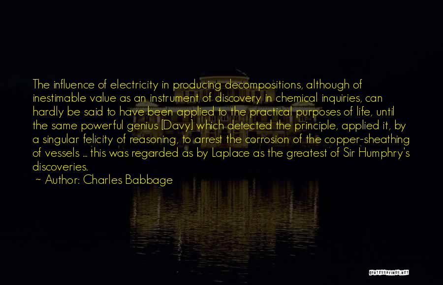 Inestimable Quotes By Charles Babbage