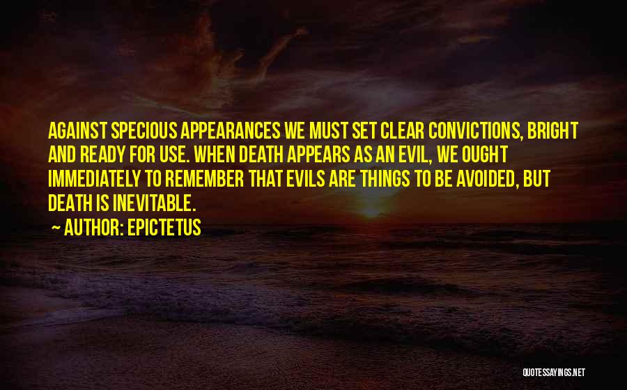 Inevitable Death Quotes By Epictetus