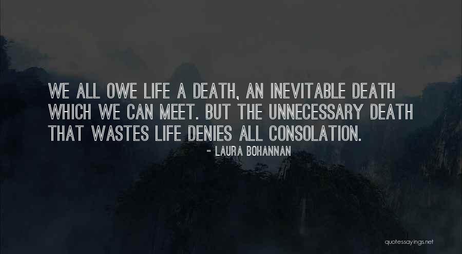 Inevitable Death Quotes By Laura Bohannan