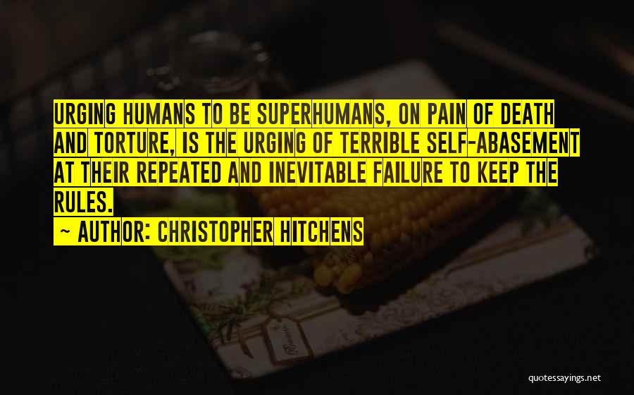 Inevitable Pain Quotes By Christopher Hitchens