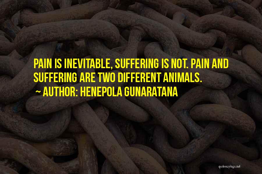 Inevitable Pain Quotes By Henepola Gunaratana