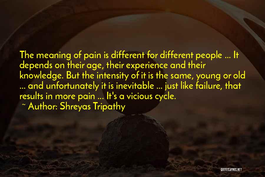 Inevitable Pain Quotes By Shreyas Tripathy