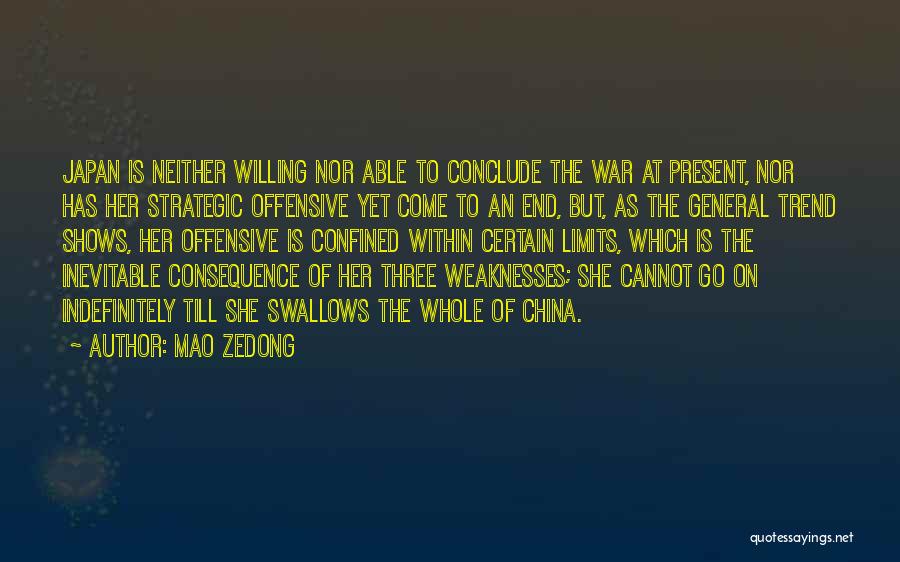 Inevitable War Quotes By Mao Zedong