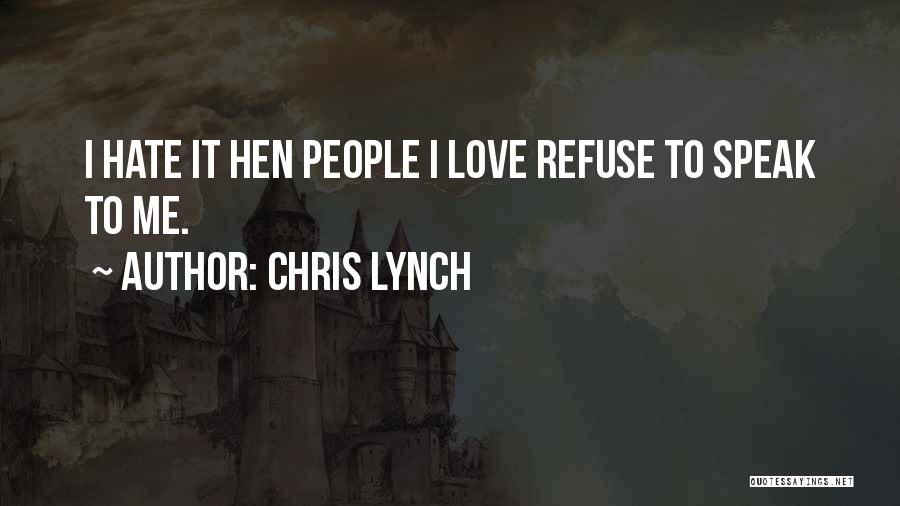 Inexcusable Chris Lynch Quotes By Chris Lynch