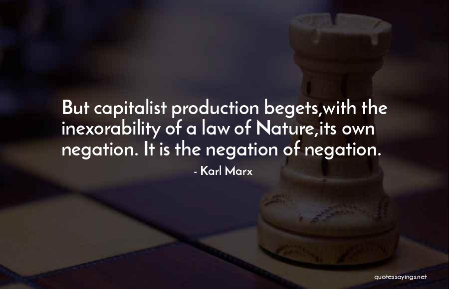 Inexorability Quotes By Karl Marx Inexorability Quotes By Karl Marx