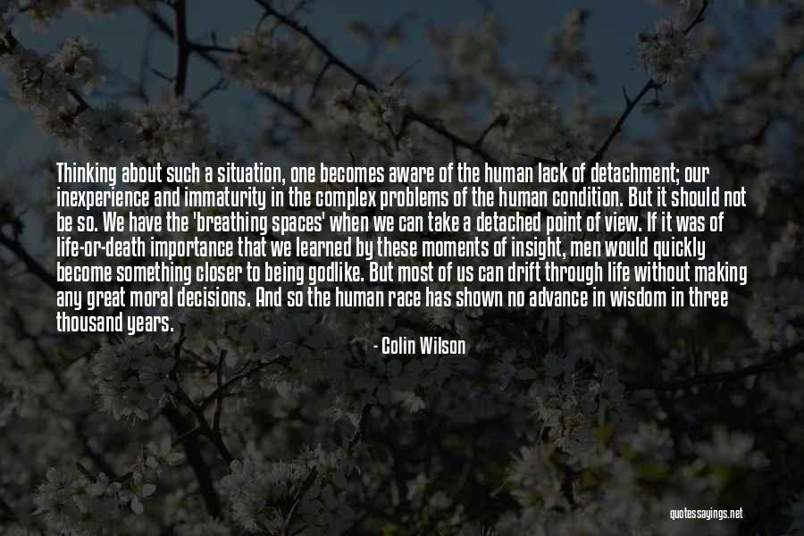 Inexperience Quotes By Colin Wilson