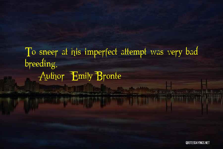 Inexperience Quotes By Emily Bronte