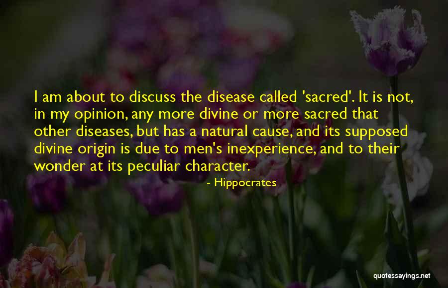 Inexperience Quotes By Hippocrates