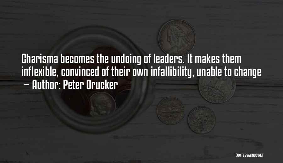 Infallibility Quotes By Peter Drucker