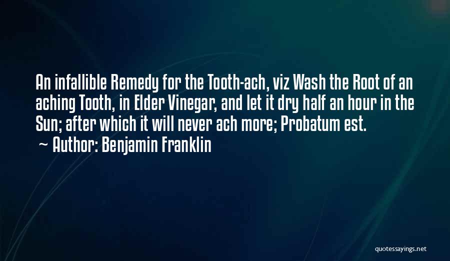 Infallible Quotes By Benjamin Franklin