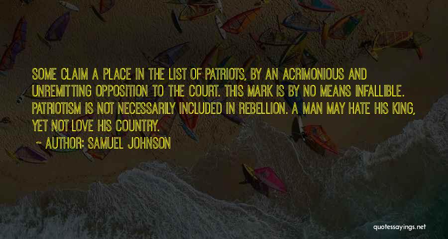 Infallible Quotes By Samuel Johnson