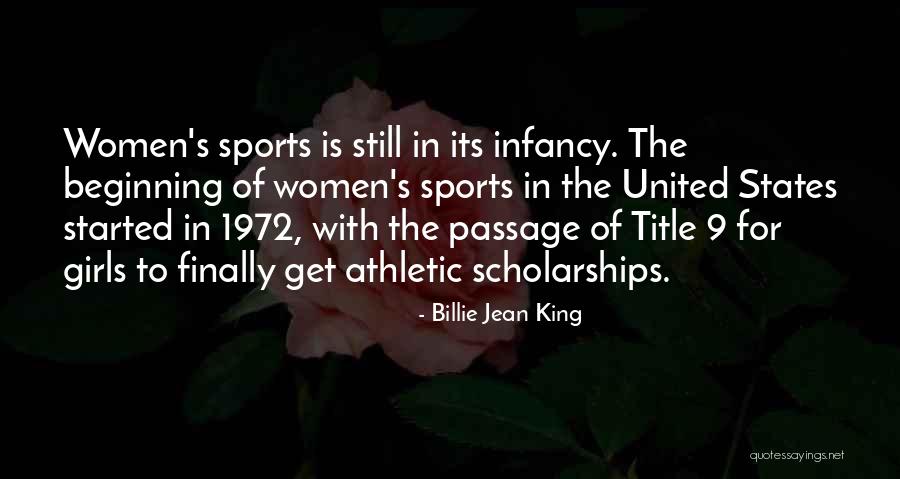 Infancy Is Quotes By Billie Jean King Infancy Is Quotes By Billie Jean King