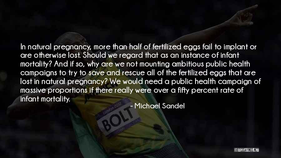 Infant Mortality Quotes By Michael Sandel