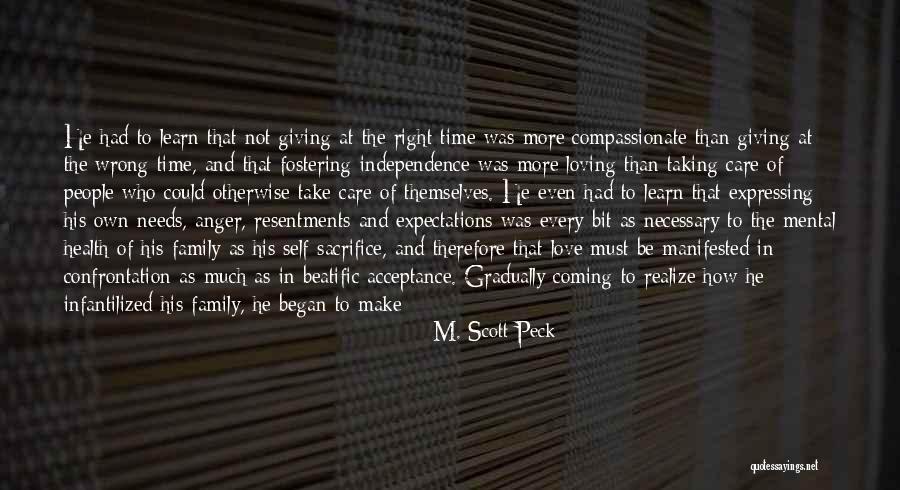 Infantilized Quotes By M. Scott Peck Infantilized Quotes By M. Scott Peck