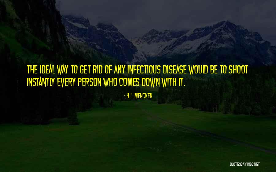 Infectious Quotes By H.L. Mencken