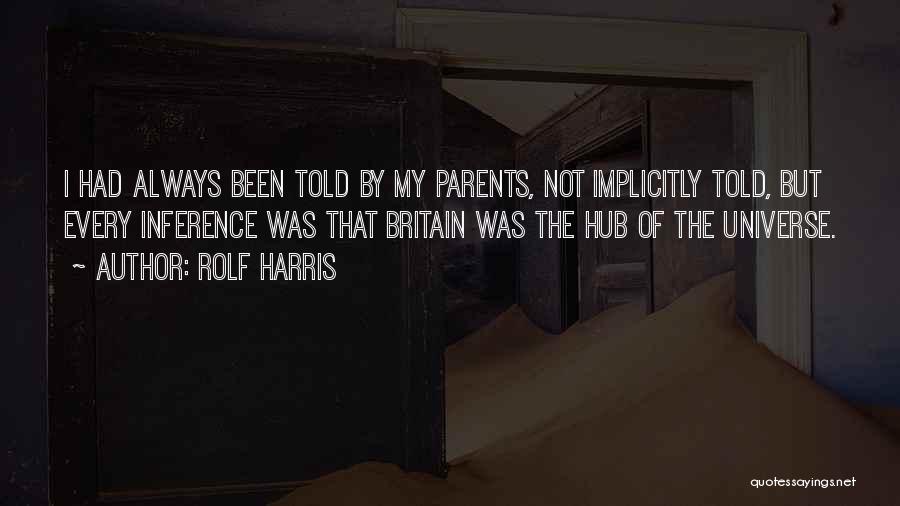 Inference Quotes By Rolf Harris
