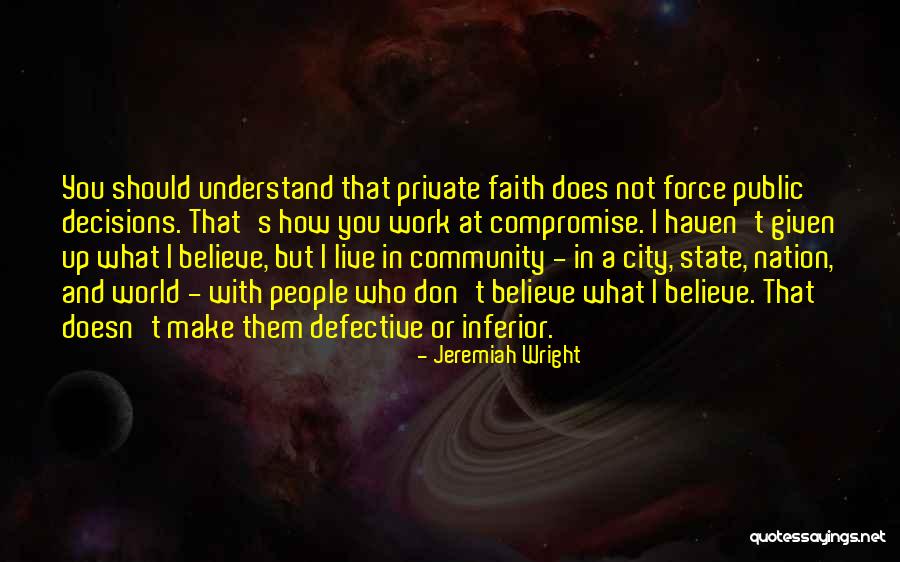 Inferior People Quotes By Jeremiah Wright Inferior People Quotes By Jeremiah Wright