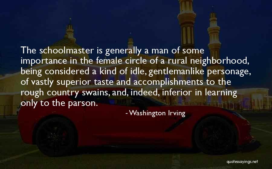 Inferior Quotes By Washington Irving Inferior Quotes By Washington Irving
