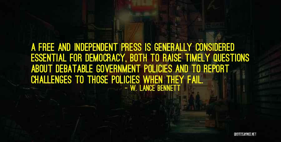 Infimo Significado Quotes By W. Lance Bennett Infimo Significado Quotes By W. Lance Bennett