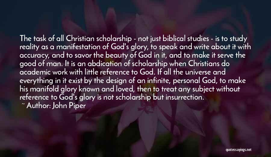 Infinite Beauty Quotes By John Piper