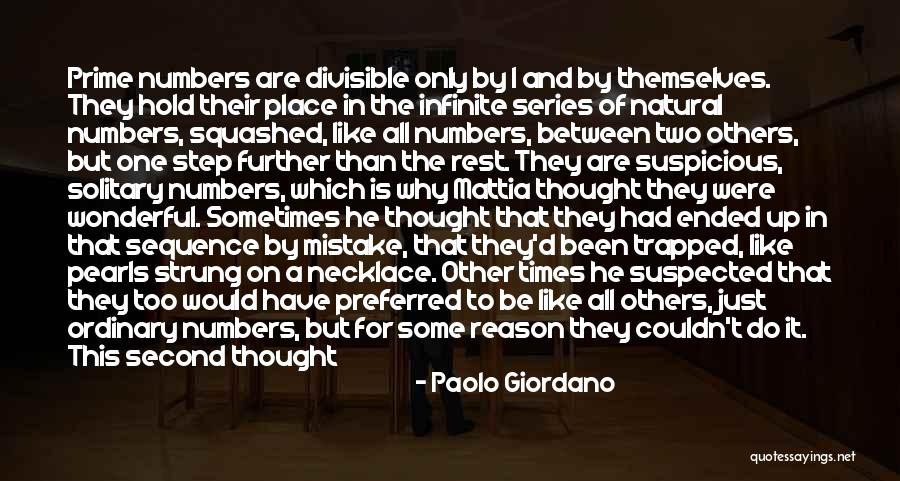 Infinite In Between Quotes By Paolo Giordano