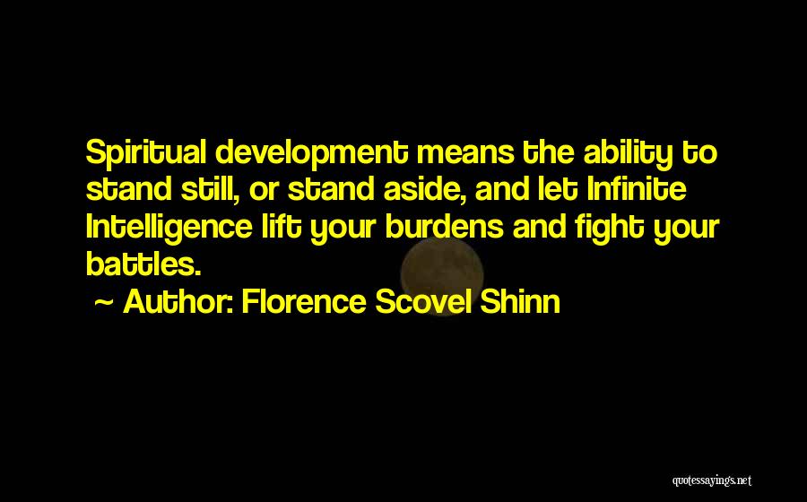 Infinite Intelligence Quotes By Florence Scovel Shinn