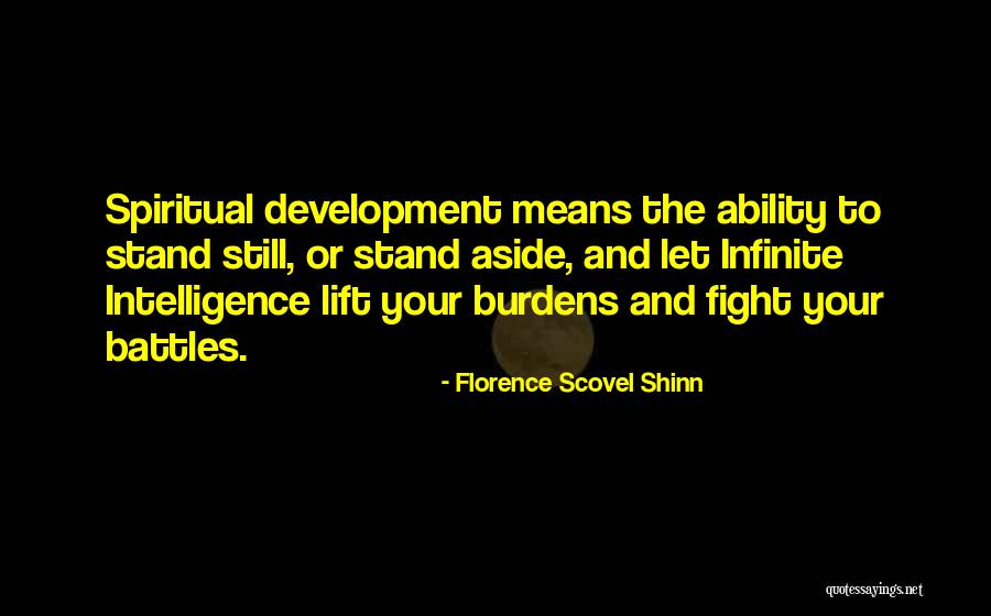 Infinite Intelligence Quotes By Florence Scovel Shinn