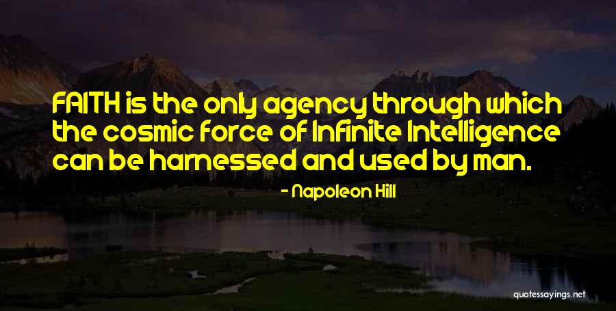 Infinite Intelligence Quotes By Napoleon Hill