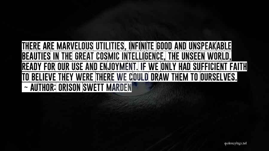 Infinite Intelligence Quotes By Orison Swett Marden