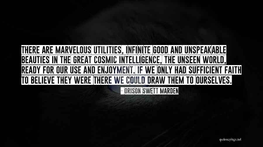 Infinite Intelligence Quotes By Orison Swett Marden