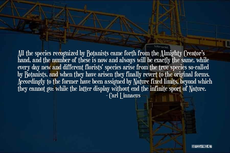 Infinite Limits Quotes By Carl Linnaeus Infinite Limits Quotes By Carl Linnaeus