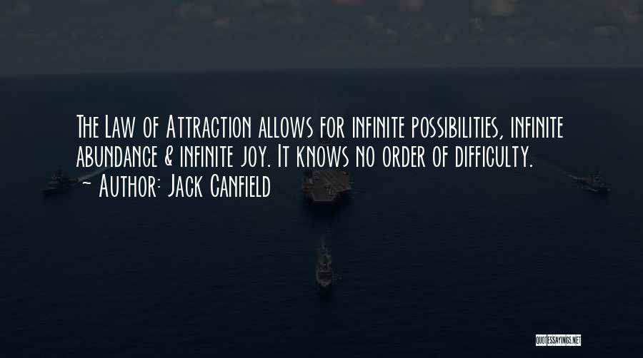 Infinite Possibilities Quotes By Jack Canfield