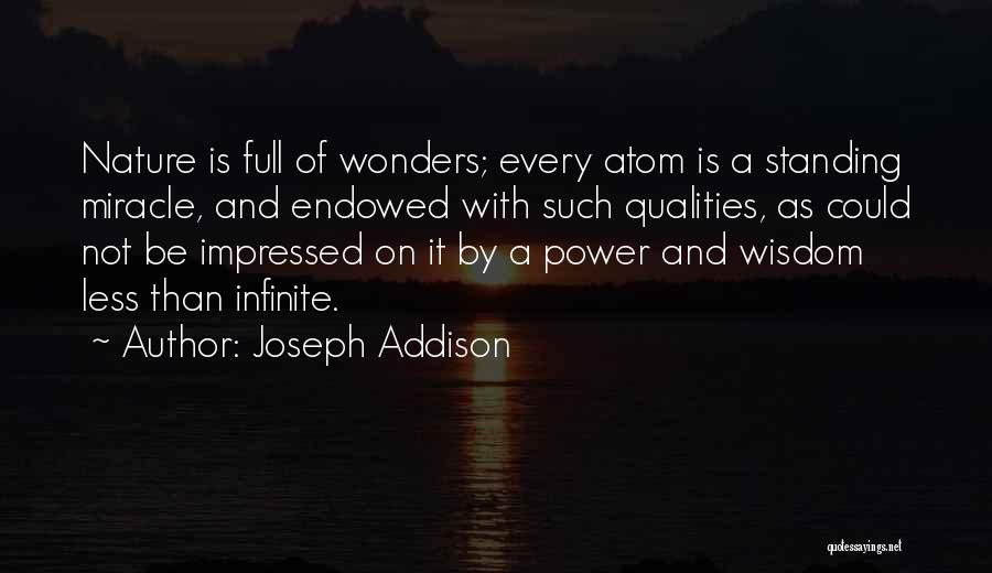 Infinite Wisdom Quotes By Joseph Addison