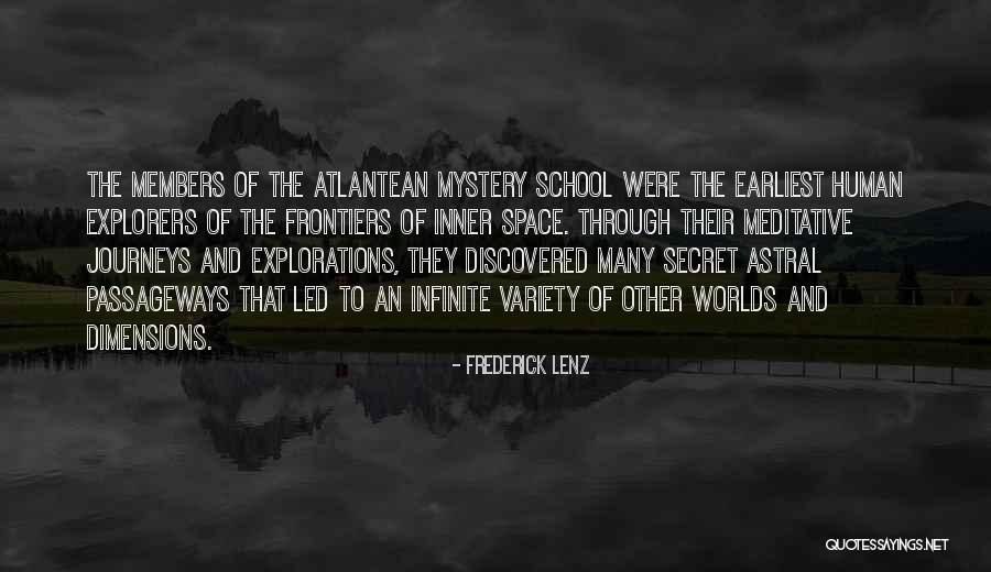 Infinite Worlds Quotes By Frederick Lenz Infinite Worlds Quotes By Frederick Lenz