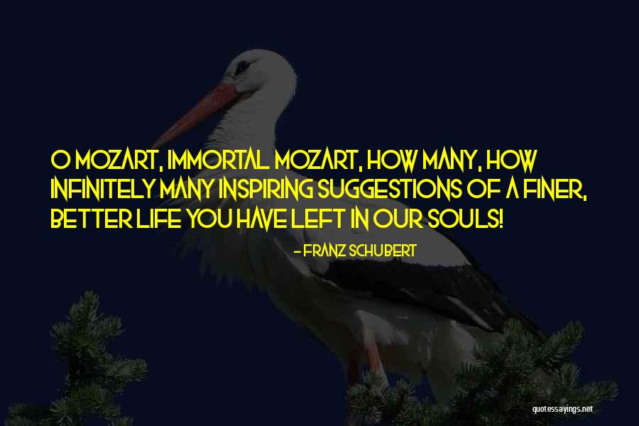 Infinitely Many Quotes By Franz Schubert Infinitely Many Quotes By Franz Schubert