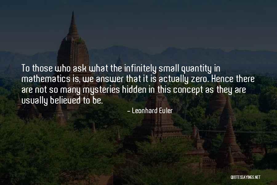 Infinitely Many Quotes By Leonhard Euler Infinitely Many Quotes By Leonhard Euler