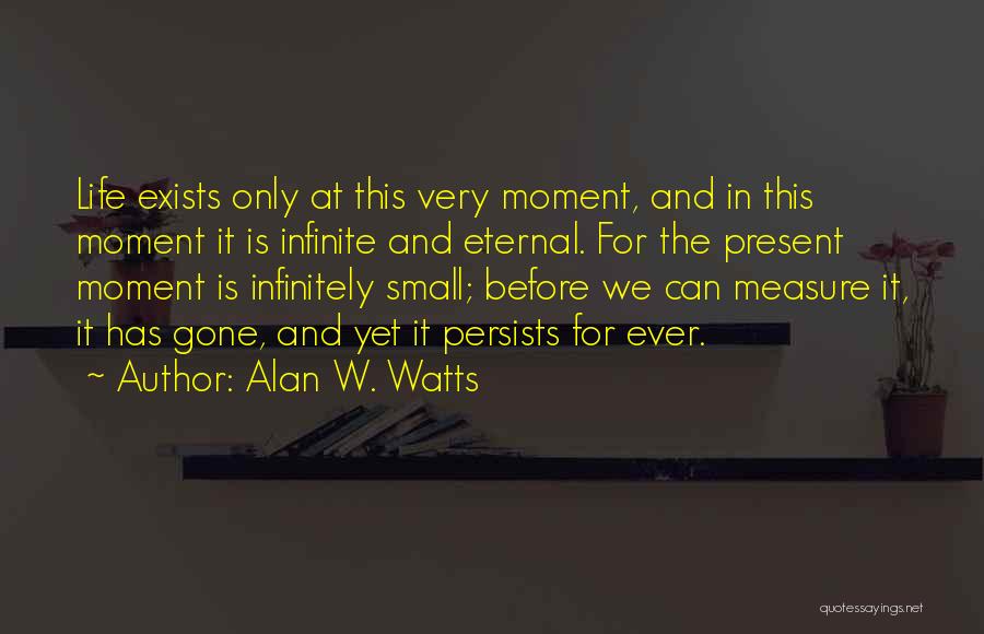 Infinitely Small Quotes By Alan W. Watts