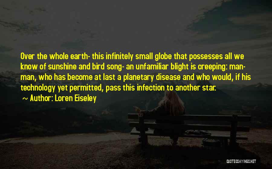 Infinitely Small Quotes By Loren Eiseley