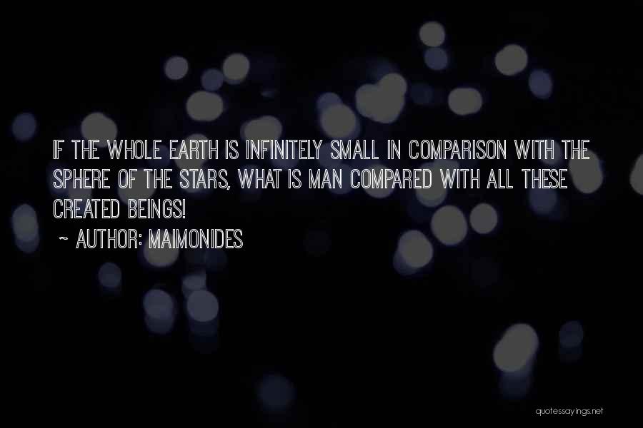 Infinitely Small Quotes By Maimonides