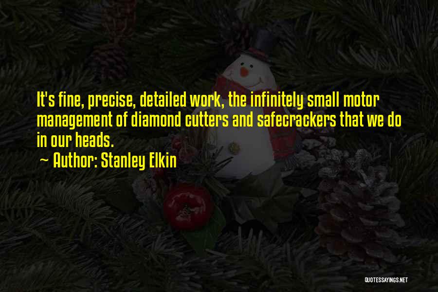 Infinitely Small Quotes By Stanley Elkin