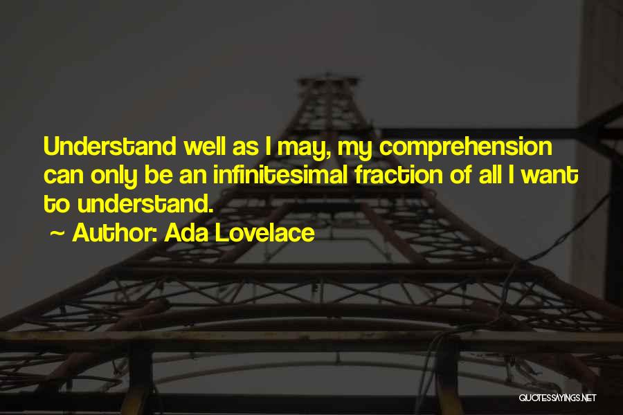 Infinitesimal Quotes By Ada Lovelace