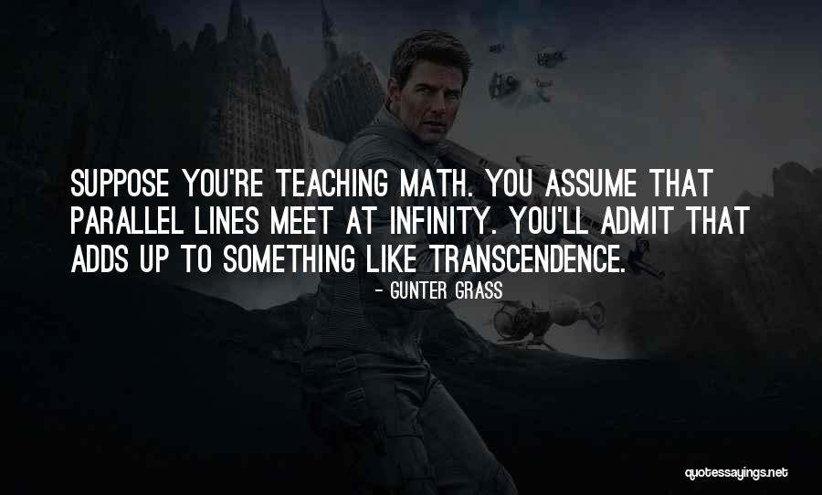 Infinity And Math Quotes By Gunter Grass Infinity And Math Quotes By Gunter Grass