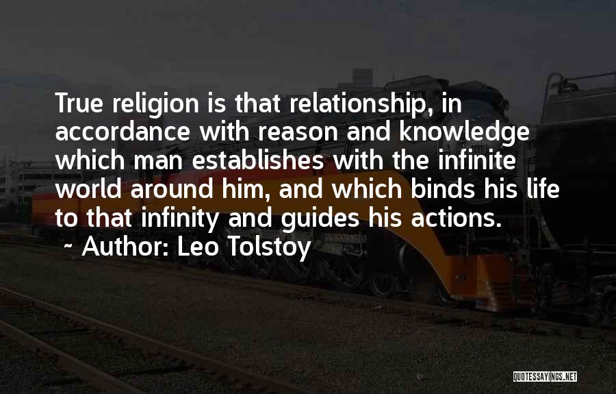 Infinity Relationship Quotes By Leo Tolstoy