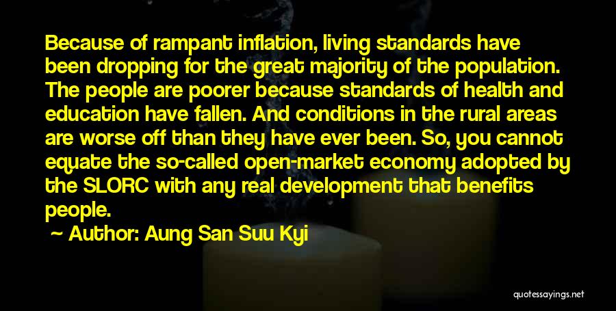 Inflation Quotes By Aung San Suu Kyi
