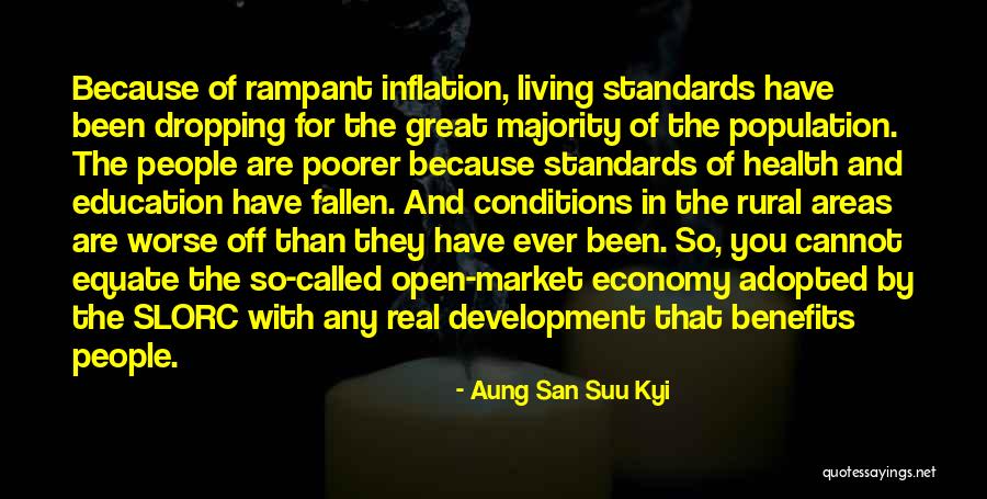 Inflation Quotes By Aung San Suu Kyi