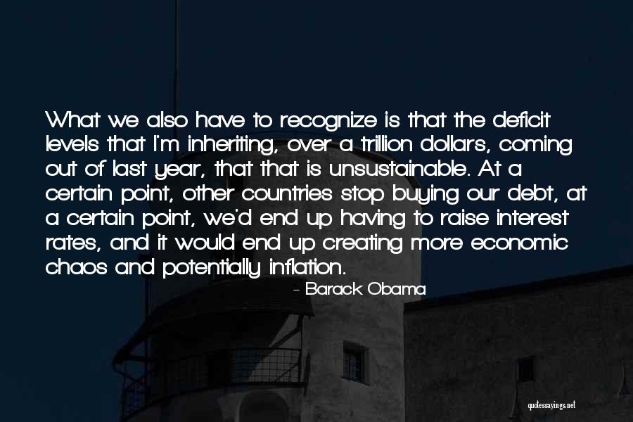 Inflation Quotes By Barack Obama