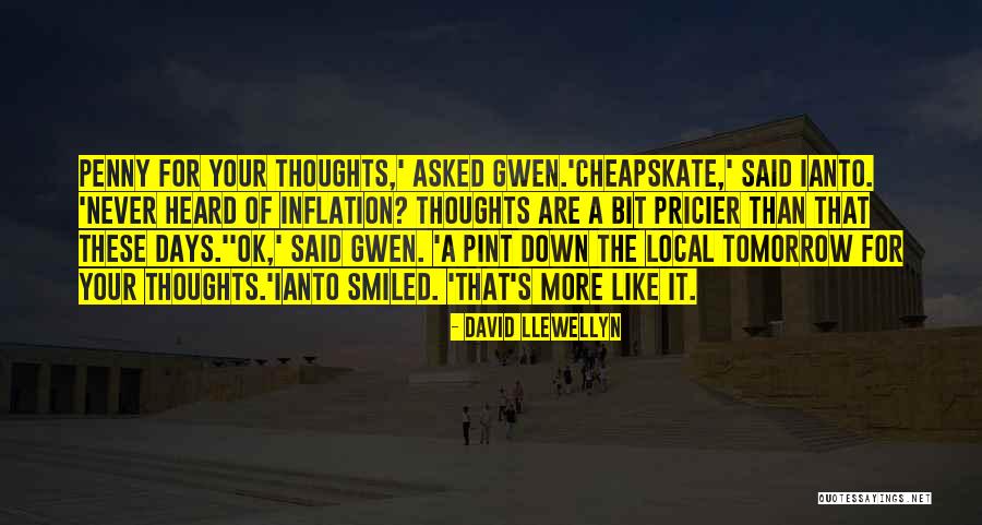 Inflation Quotes By David Llewellyn