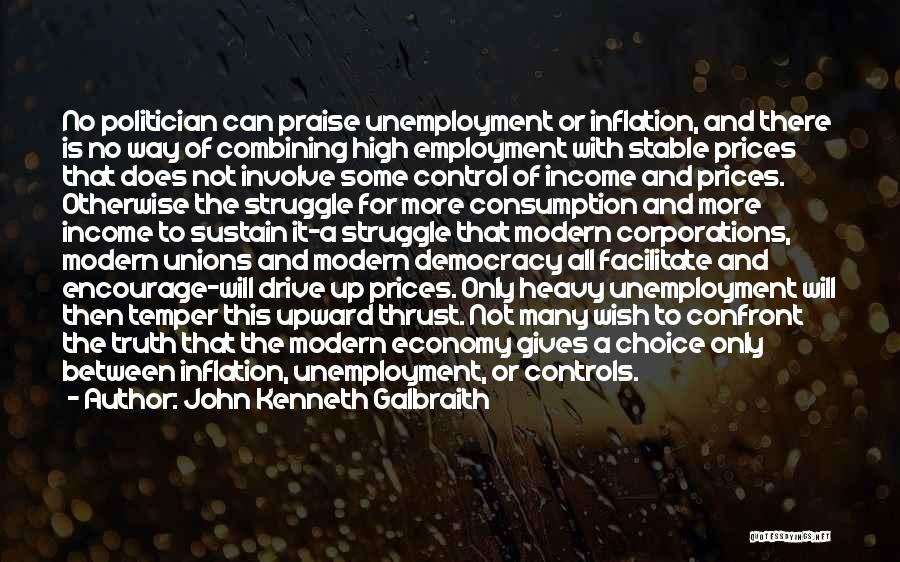 Inflation Quotes By John Kenneth Galbraith